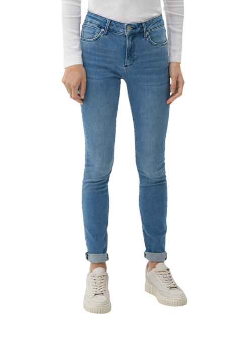 Mid-Waist Skinny Jeans