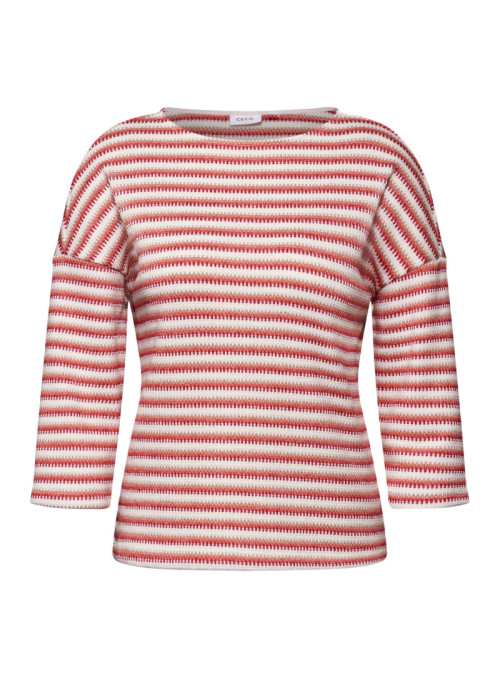 TOS Stripe Knit T-Shirt