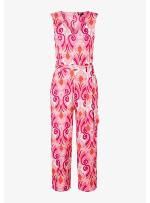 Printed Slinky Jumpsuit