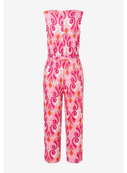 Printed Slinky Jumpsuit