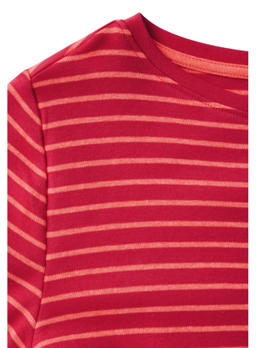 NOS Two-tone Striped Boatneck