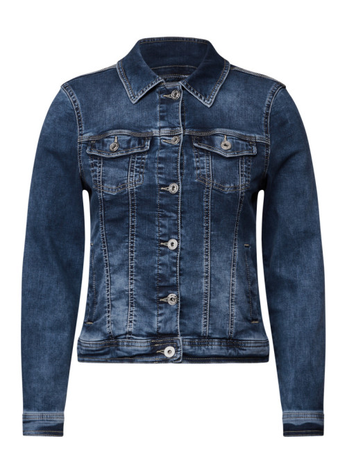 Style NOS Denim Jacket Mid Blu