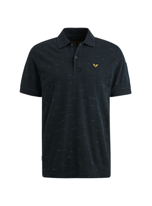 Short sleeve polo jacquard...