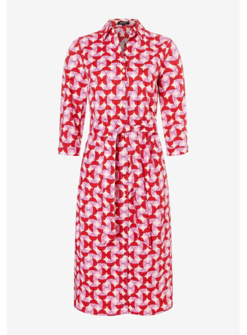 Poplin Print Dress