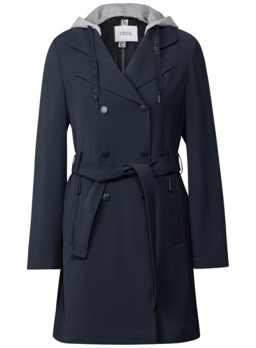 Sportive Trenchcoat w. detacha