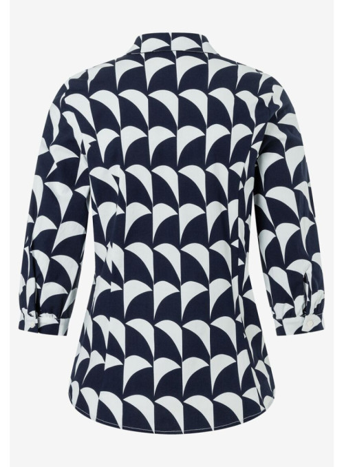 Poplin Print Blouse