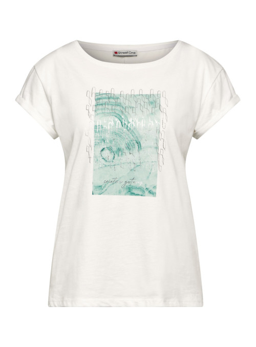 photoprint shirt w.foil